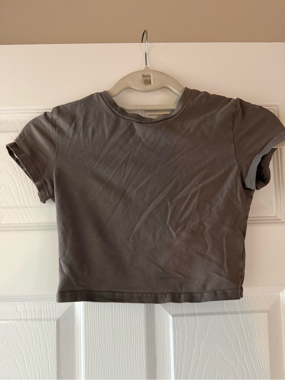 Tna Chill Ortiz Cropped T-Shirt- Taupe XS